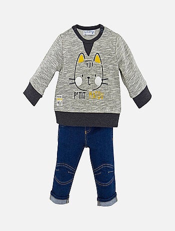 SWEAT + PANTALON GARCON JEAN