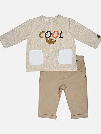 SWEAT PANTALON IANN MOLLETON BEBE