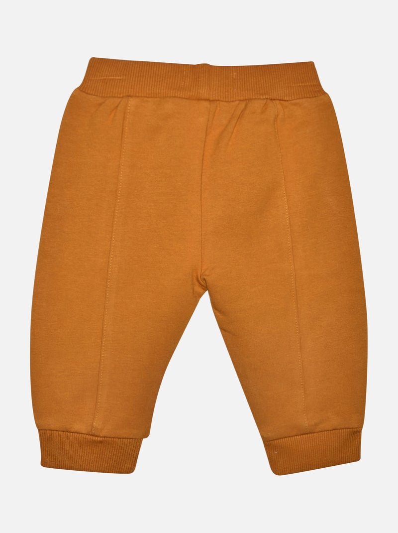 SWEAT PANTALON ILYES MOLLETON BEBE Bleu - Kiabi