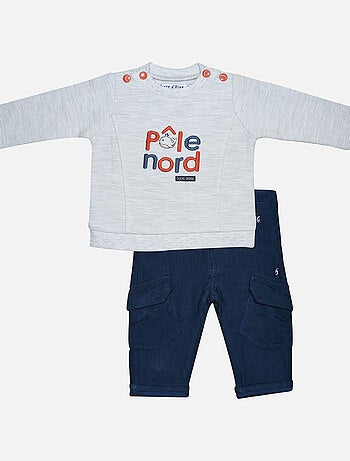 SWEAT PANTALON ISMAËL VELOURS COTELE BEBE