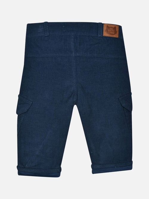 SWEAT PANTALON ISMAËL VELOURS COTELE BEBE - Kiabi