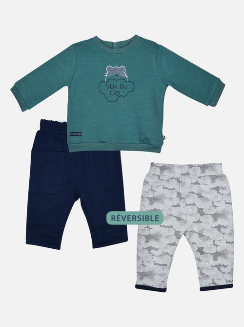SWEAT PANTALON MARTI MAILLE BEBE - Kiabi