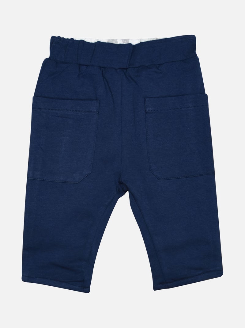 SWEAT PANTALON MARTI MAILLE BEBE Bleu - Kiabi