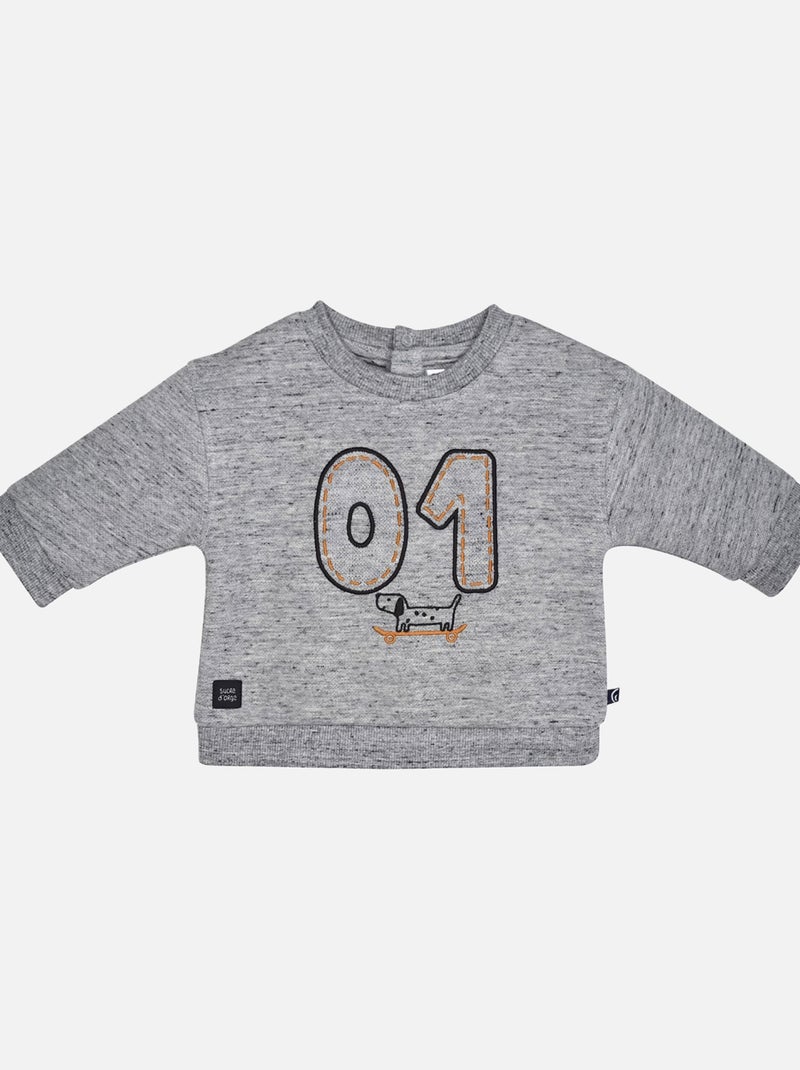 SWEAT PANTALON MARTIN Gris - Kiabi