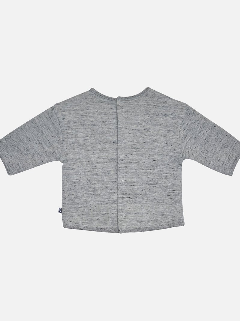SWEAT PANTALON MAXIME MOLLETON Gris - Kiabi