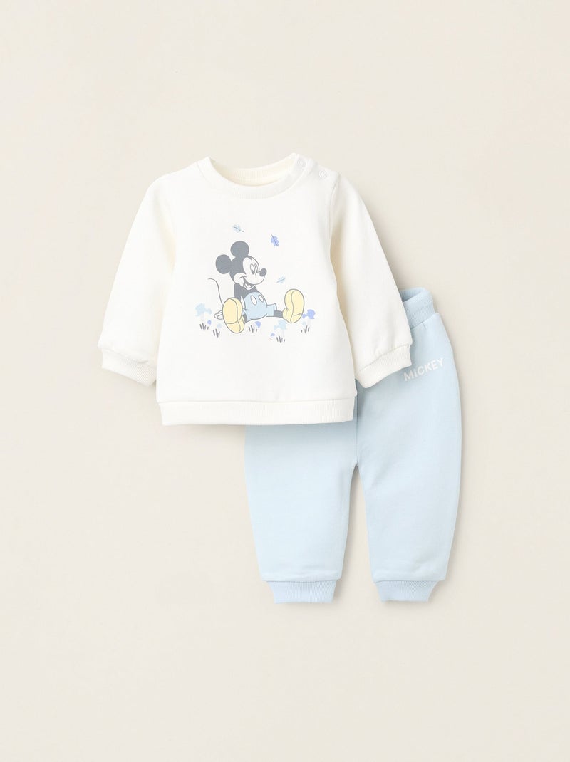 Sweat + Pantalon Mickey Bleu clair - Kiabi