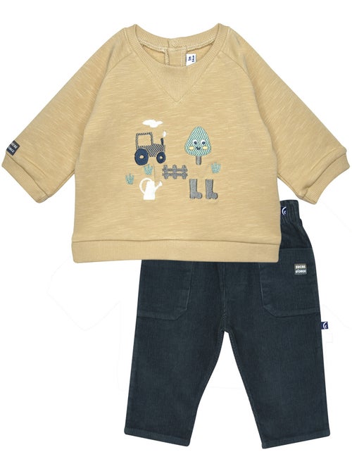 Sweat pantalon stephane maille manches longues - Kiabi