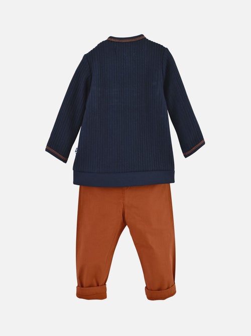 SWEAT + PANTALON TWILL DINO - Kiabi