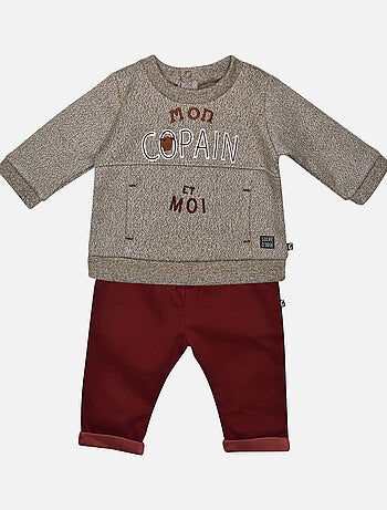 SWEAT + PANTALON TWILL FLORIBERT