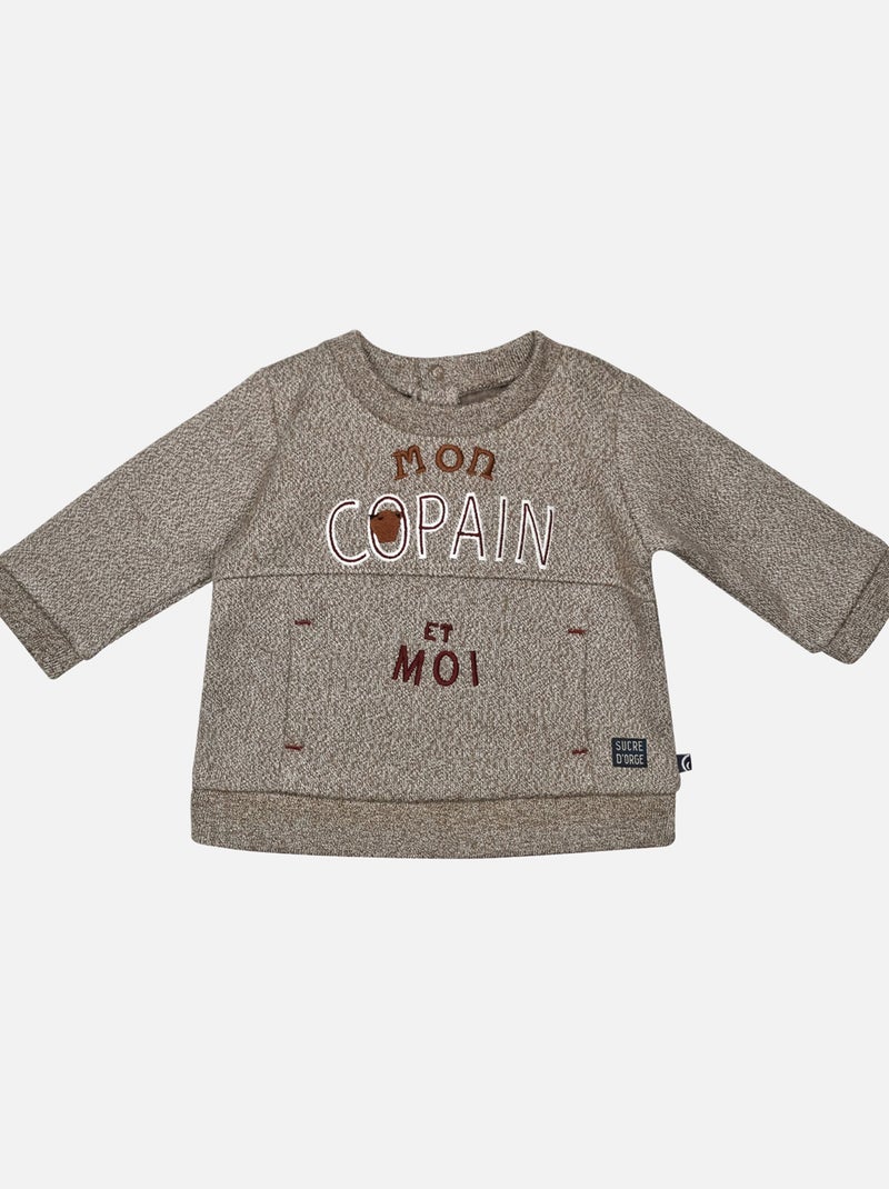 SWEAT + PANTALON TWILL FLORIBERT Rouge - Kiabi