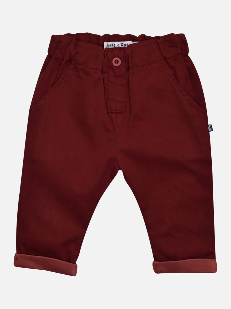 SWEAT + PANTALON TWILL FLORIBERT Rouge - Kiabi
