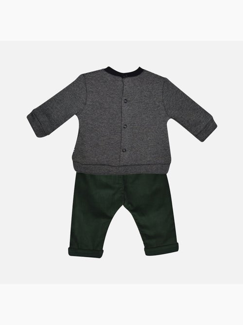 SWEAT + PANTALON VELOURS FAUDEL - Kiabi