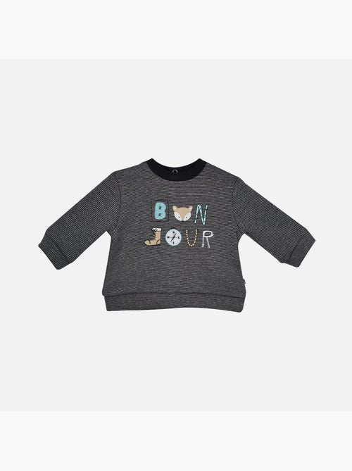 SWEAT + PANTALON VELOURS FAUDEL - Kiabi