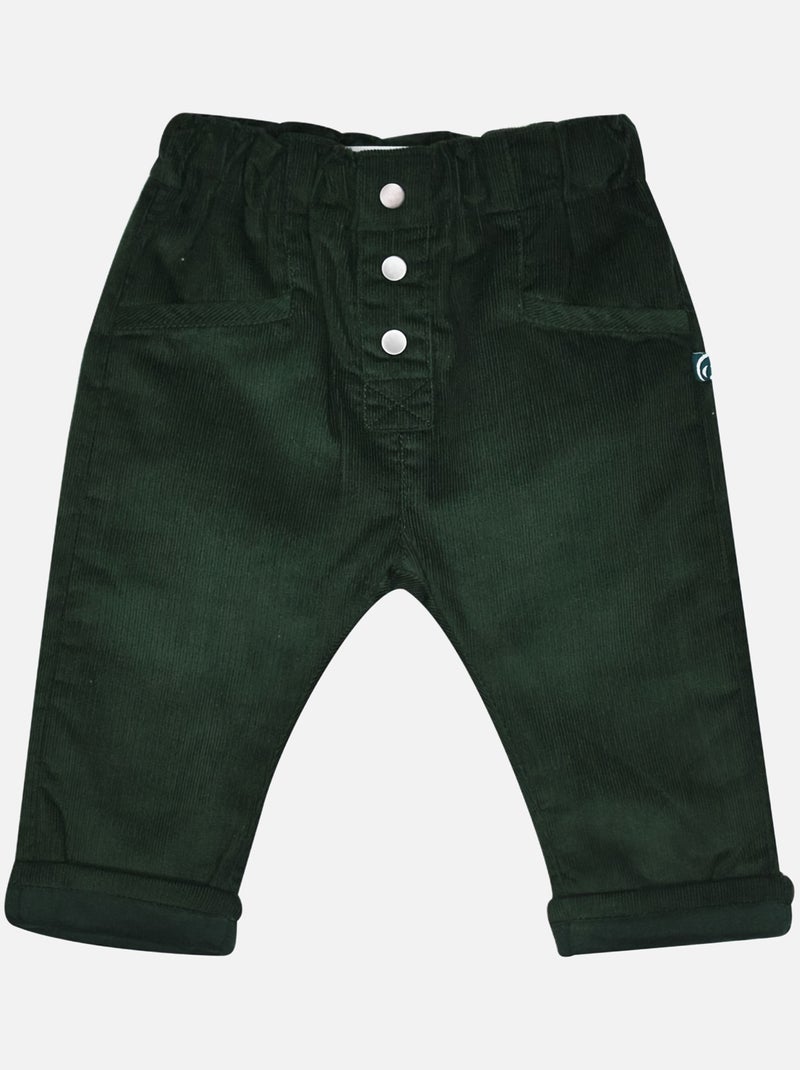 SWEAT + PANTALON VELOURS FAUDEL Vert - Kiabi