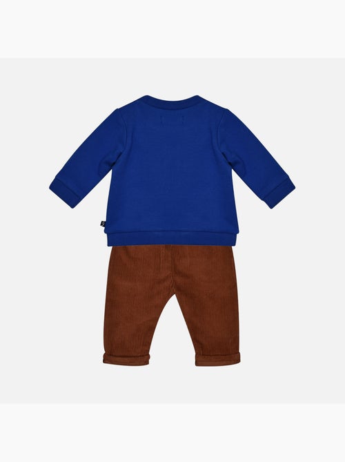 SWEAT + PANTALON VELOURS FREDERIC - Kiabi