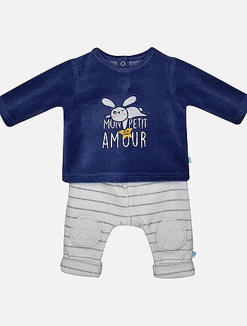 SWEAT + PANTALON VELOURS RASE FATH