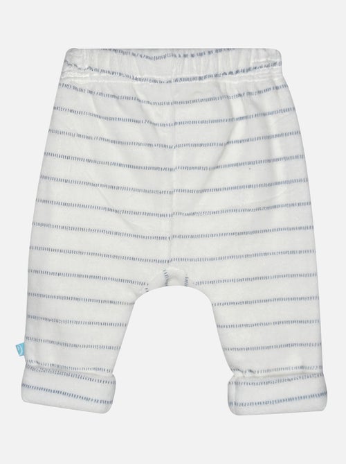 SWEAT + PANTALON VELOURS RASE FATH - Kiabi