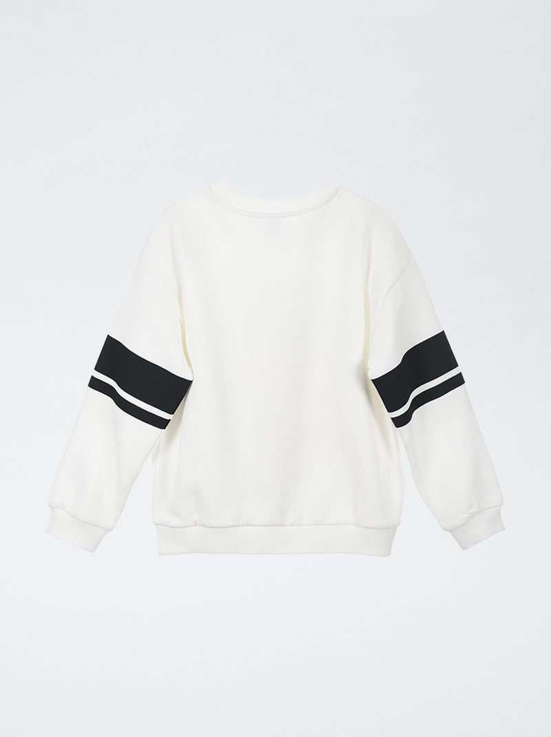 Sweat 'Pat patrouille' en coton Blanc - Kiabi