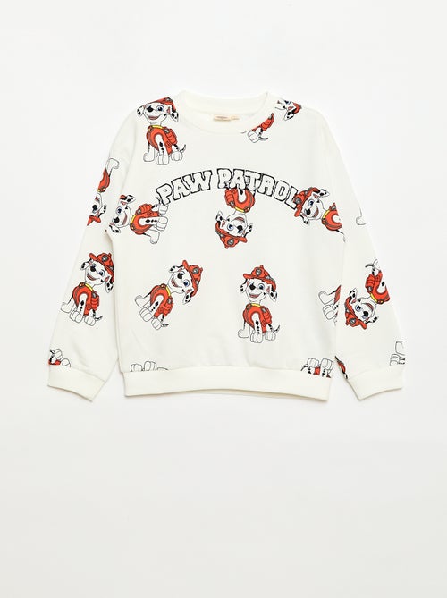 Sweat 'Pat Patrouille' en French Terry - Kiabi