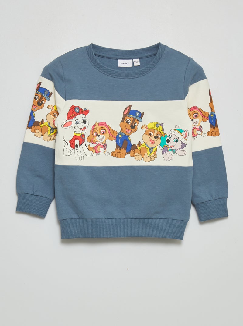 Sweat 'Pat' Patrouille'  'Name It' bleu - Kiabi
