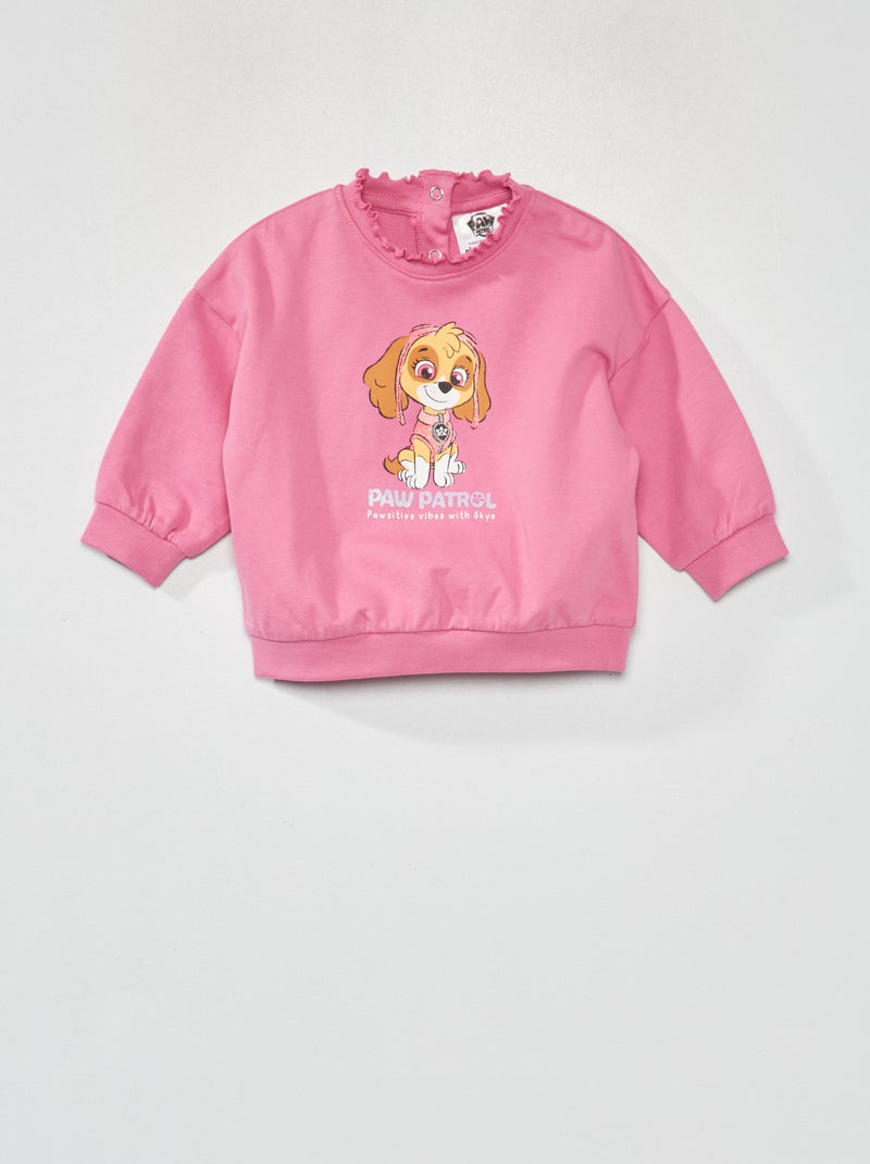 Sweat 'Pat'Patrouille' Rose - Kiabi