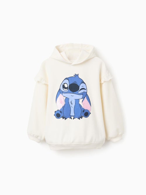 Sweat Peigné avec Capuche et Paillettes Lilo et Stitch - Kiabi