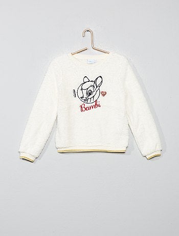 Sweat peluche 'Bambi' - Kiabi