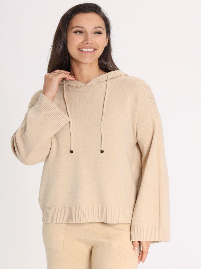 Sweat Petra  Avec Col Capuche | Gerard Pasquier Camel - Kiabi