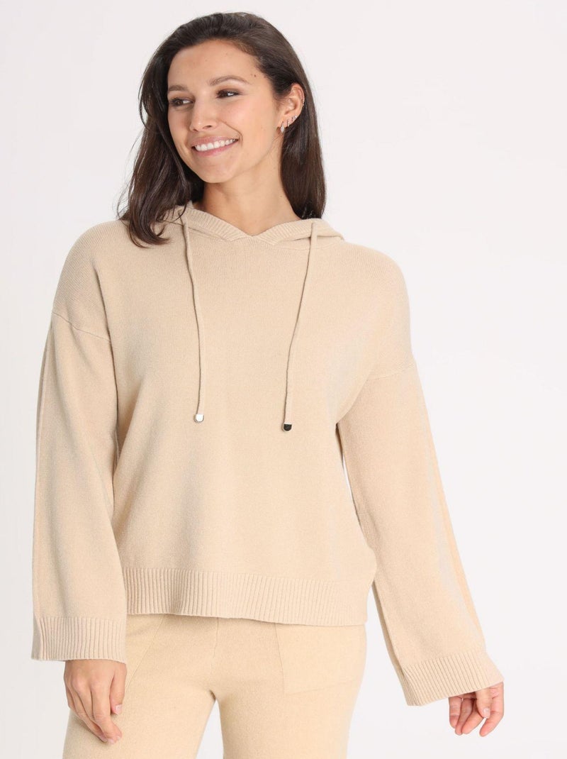 Sweat Petra  Avec Col Capuche | Gerard Pasquier Camel - Kiabi