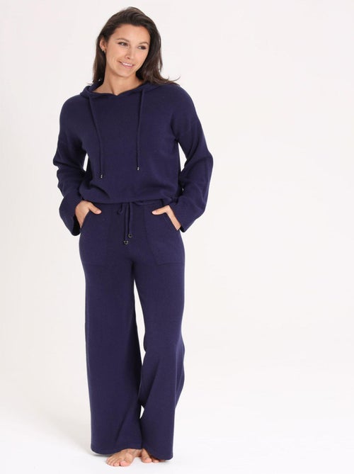 Sweat Petra Navy Avec Col Capuche | Gerard Pasquier - Kiabi