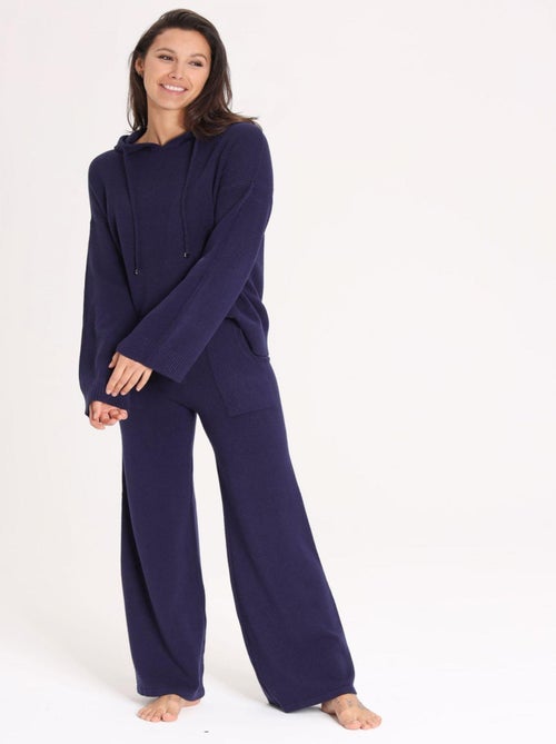 Sweat Petra Navy Avec Col Capuche | Gerard Pasquier - Kiabi