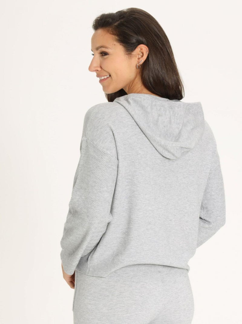Sweat PIPER Grey Sweat capuche Gris - Kiabi