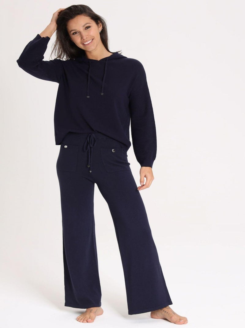 Sweat PIPER Navy Sweat capuche Bleu marine - Kiabi