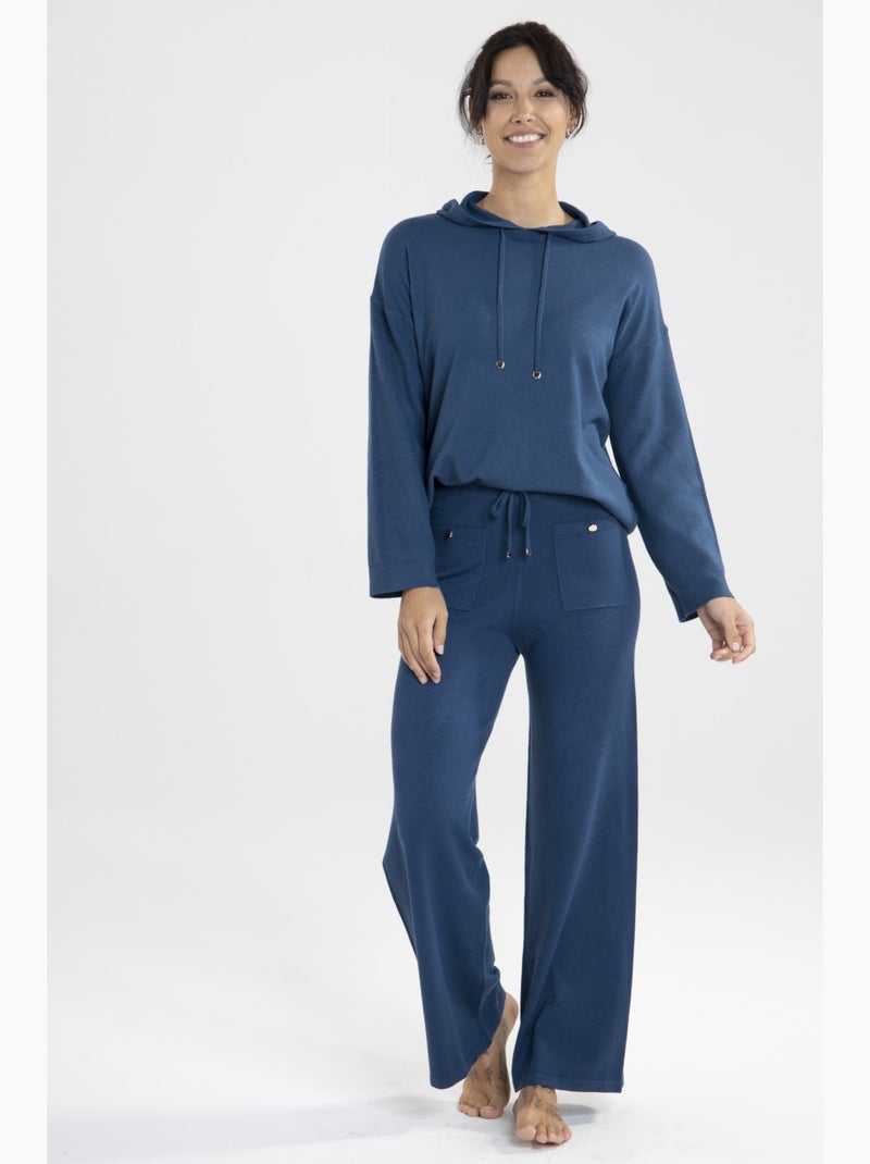 Sweat Piper2  Avec Col Capuche | Gerard Pasquier Bleu canard - Kiabi