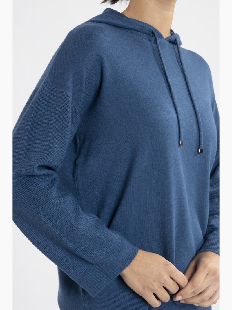 Sweat Piper2  Avec Col Capuche | Gerard Pasquier Bleu canard - Kiabi