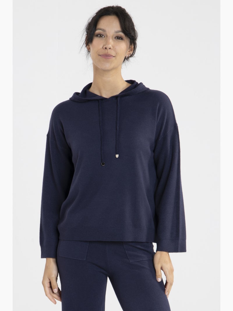 Sweat Piper2  Avec Col Capuche | Gerard Pasquier Bleu marine - Kiabi