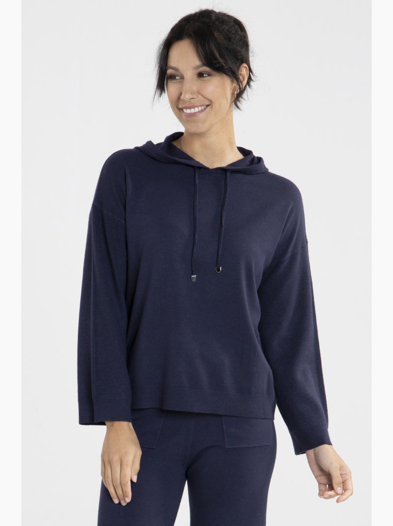 Sweat Piper2  Avec Col Capuche | Gerard Pasquier Bleu marine - Kiabi
