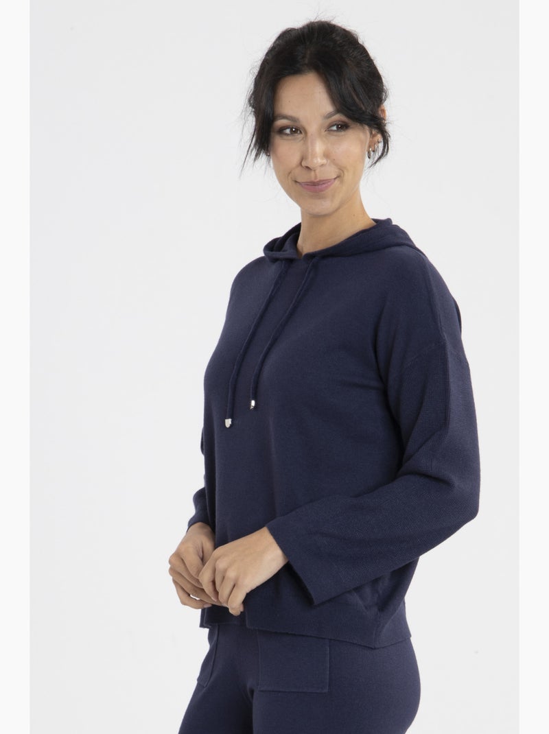 Sweat Piper2  Avec Col Capuche | Gerard Pasquier Bleu marine - Kiabi
