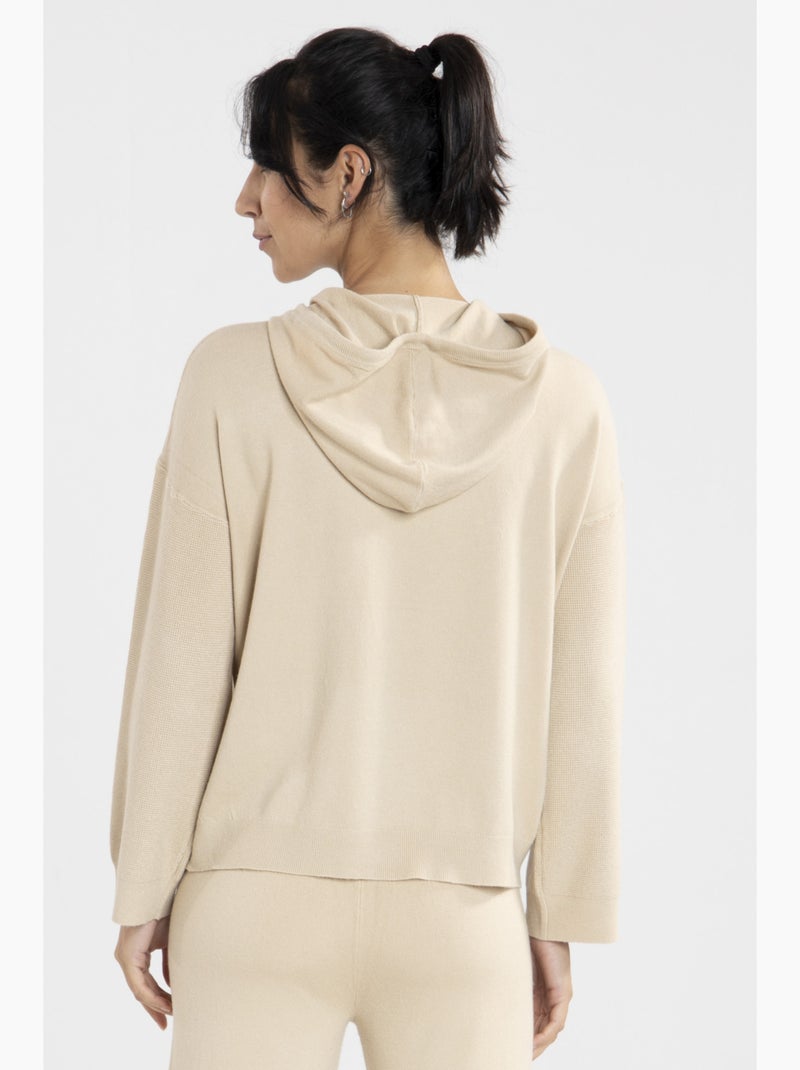 Sweat Piper2  Avec Col Capuche | Gerard Pasquier Camel - Kiabi