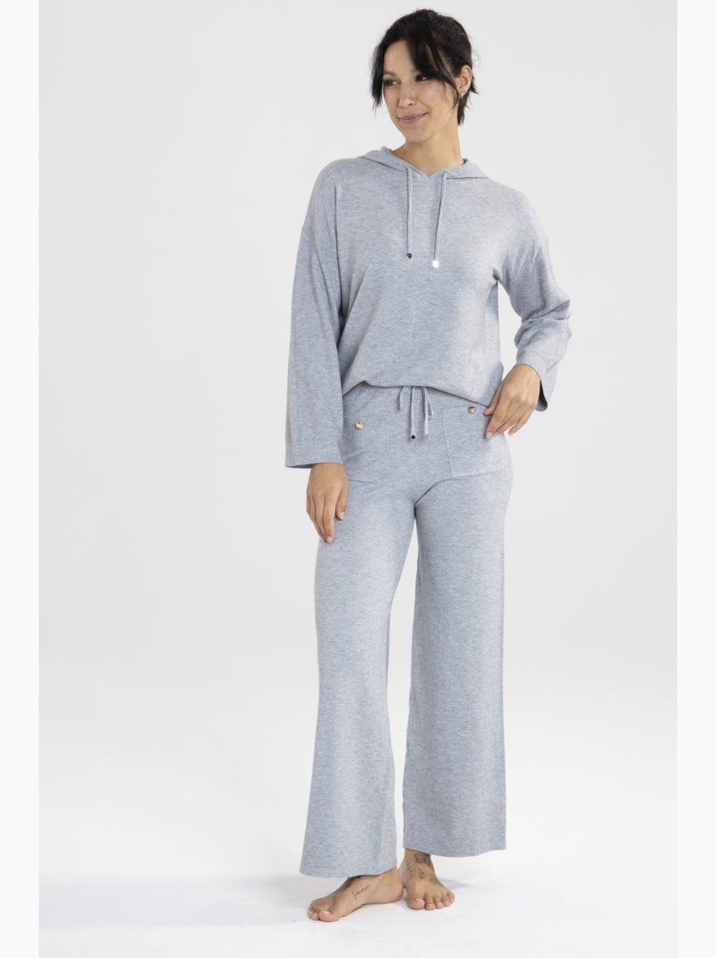 Sweat Piper2  Avec Col Capuche | Gerard Pasquier Gris - Kiabi