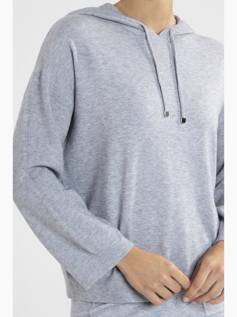 Sweat Piper2  Avec Col Capuche | Gerard Pasquier Gris - Kiabi