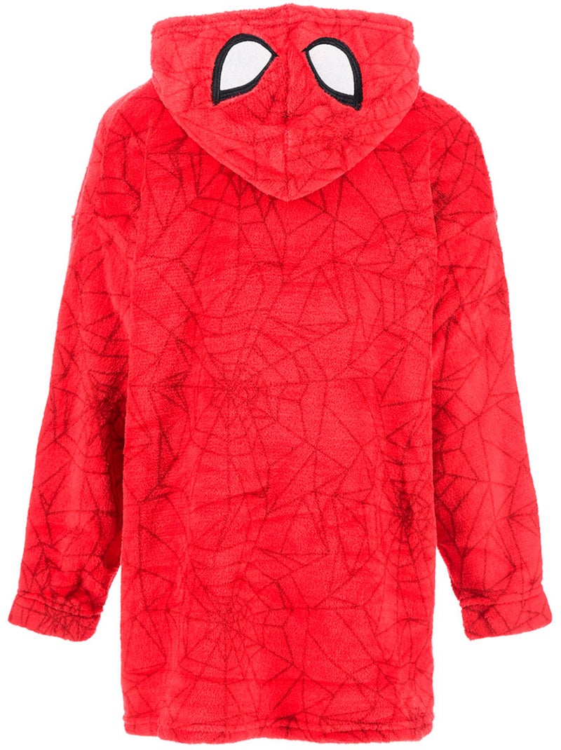 Sweat plaid à capuche   garçon spiderman - licence officielle Rouge - Kiabi
