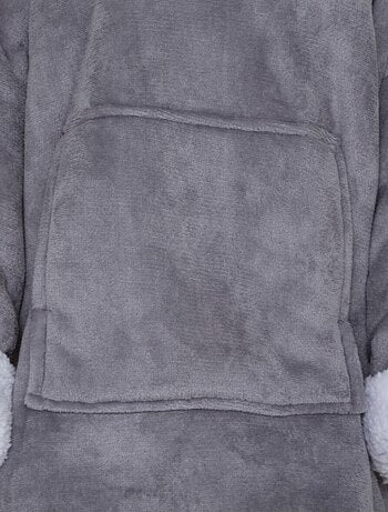 Sweat plaid à capuche