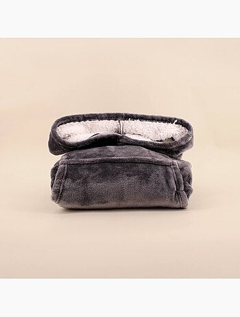 Sweat plaid ultra doux avec poche