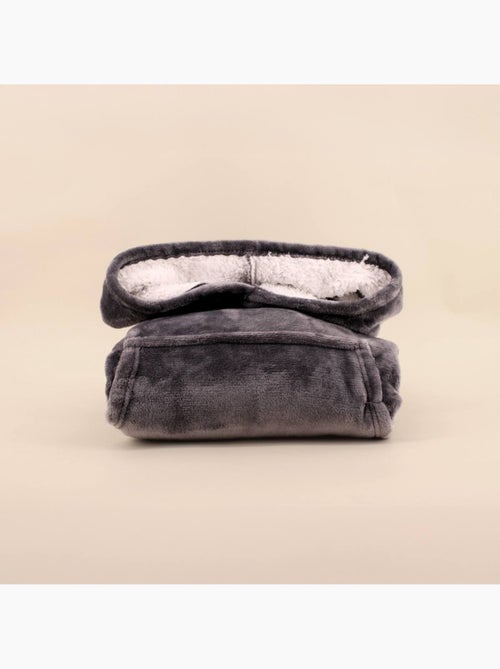 Sweat plaid ultra doux avec poche - Kiabi