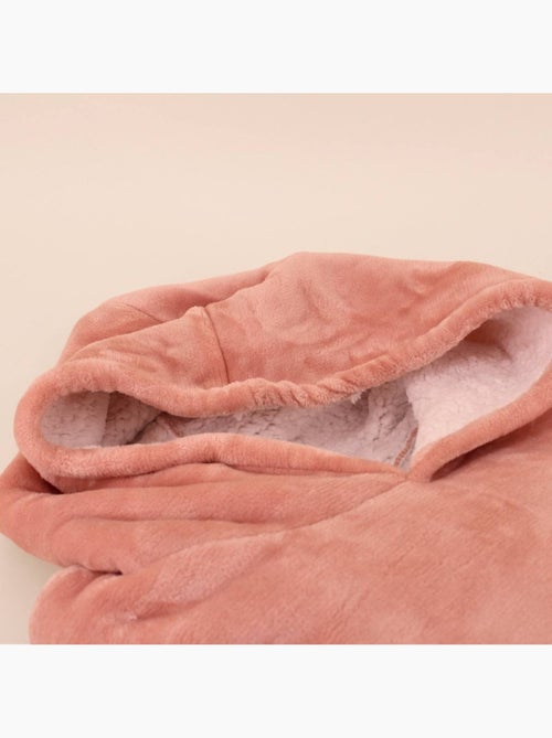 Sweat plaid ultra doux avec poche - Kiabi