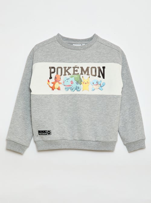Sweat 'Pokémon' à col rond - Kiabi
