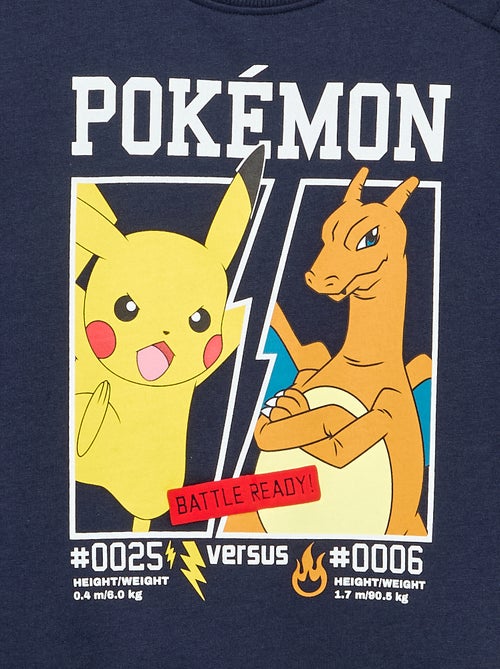 Sweat 'Pokémon' 'Pikachu' & 'Dracofeu' à col rond - Kiabi Sweat 'Pokémon' 'Pikachu' & 'Dracofeu' à col rond - Kiabi