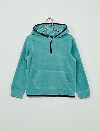 Sweat polaire à capuche