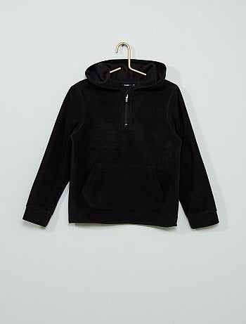 Sweat polaire à capuche